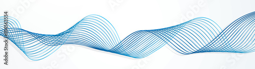 COURBES GRAPHIQUES RUBAN BLEU