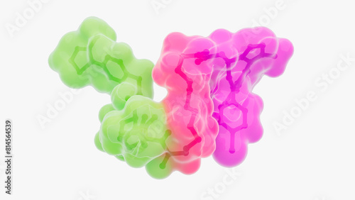 Proteolysis targeting chimera molecule, illustration