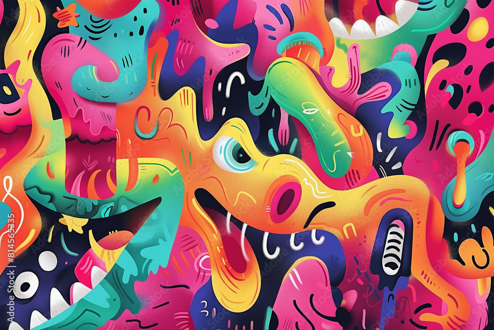 Obraz premium abstract illustration background wallpaper