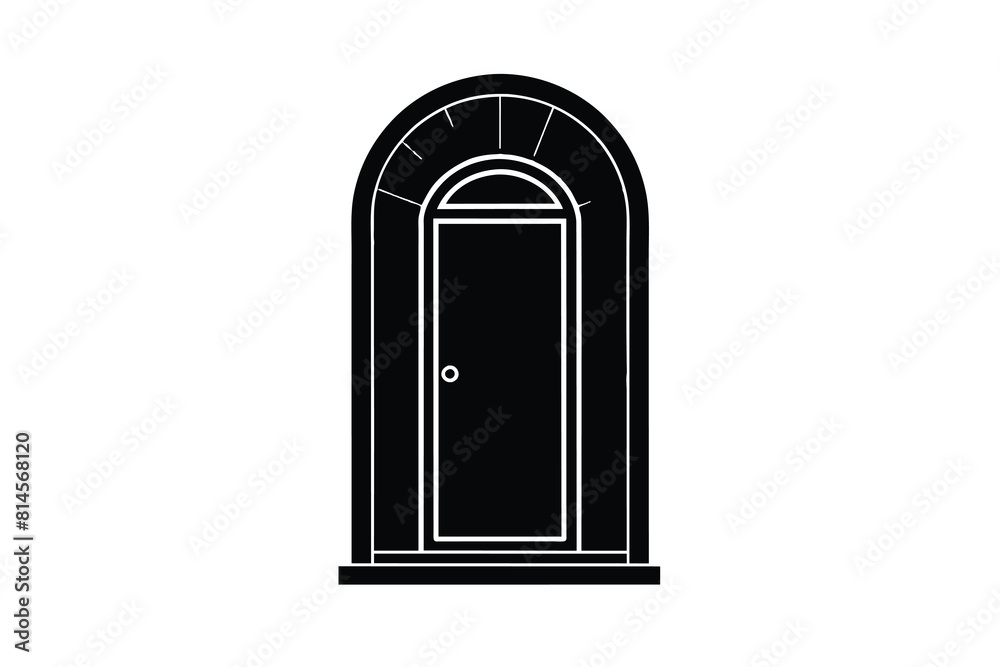 illustration of a door