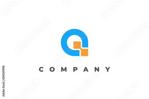 letter q education business logo