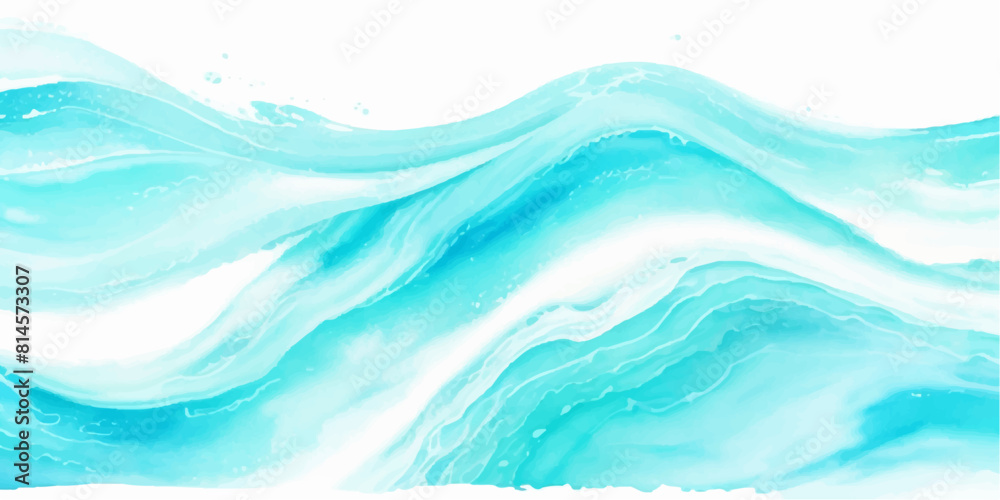 abstract soft blue and white abstract water color ocean wave texture background. Banner Graphic Resource as background for ocean wave and water wave abstract graphics	