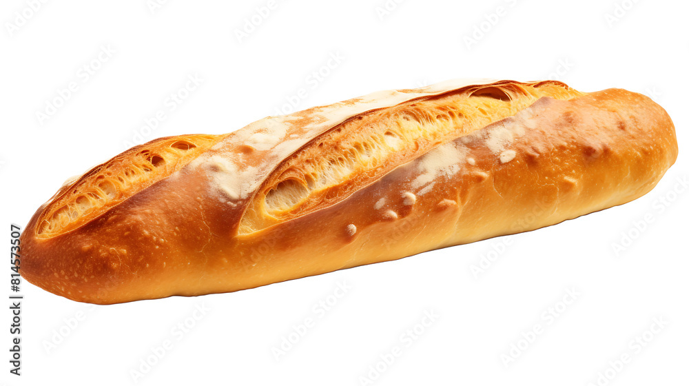 A baguette sandwich with a transparent background. A baguette sandwich with a transparent background.