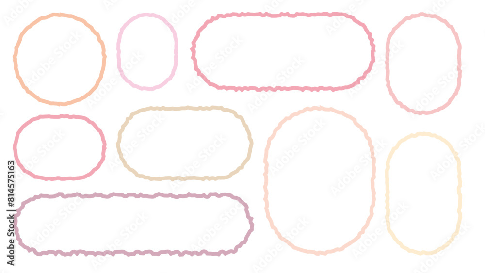 Cute quote color frames blank template collection. Hand drawn style minimalist colorful memo poster set. Empty speech bubbles for text. Crayon drawing organic rectangles blank. label, sticker, chat Cute quote color frames blank template collection. Hand drawn style minimalist colorful memo poster set. Empty speech bubbles for text. Crayon drawing organic rectangles blank. label, sticker, chat