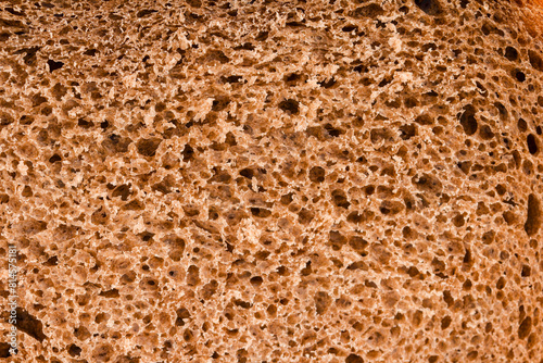  structure of bread macro shot .