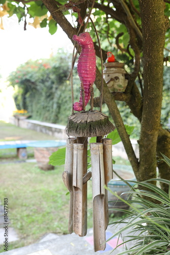 wind chimes in the park