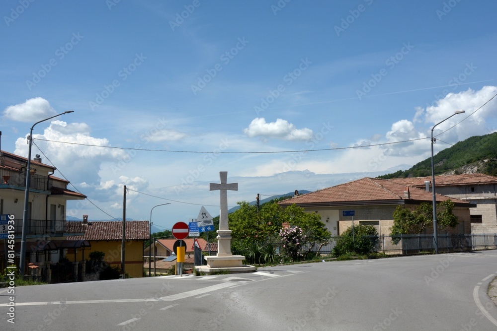 ITALIA : PAESAGGIO URBANO DI MONTESANO SULLA MARCELLANA,10 MAGGIO 2024. ITALIA : PAESAGGIO URBANO DI MONTESANO SULLA MARCELLANA,10 MAGGIO 2024.