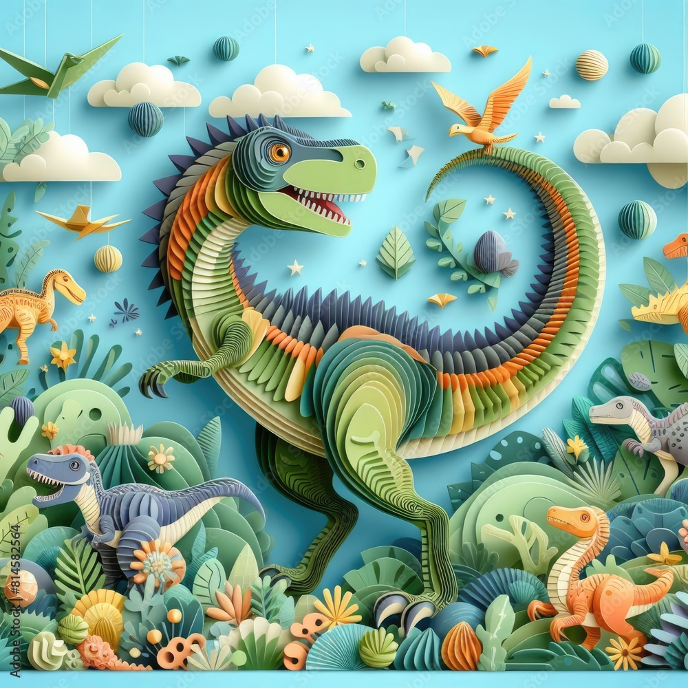 Dinosaur Paper Art: Creativity Bringing the Past to Life Dinosaur Paper Art: Creativity Bringing the Past to Life