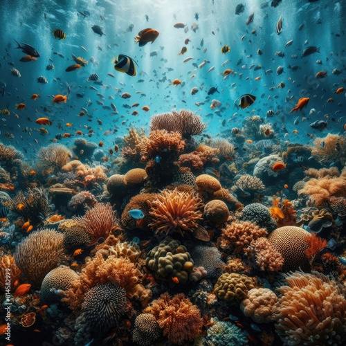 Beautiful Coral Reef Ecosystem  Underwater Wonderland