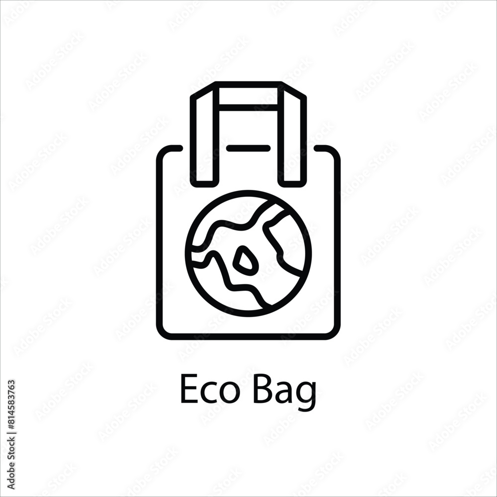 Eco Bag Vector icon Eco Bag Vector icon