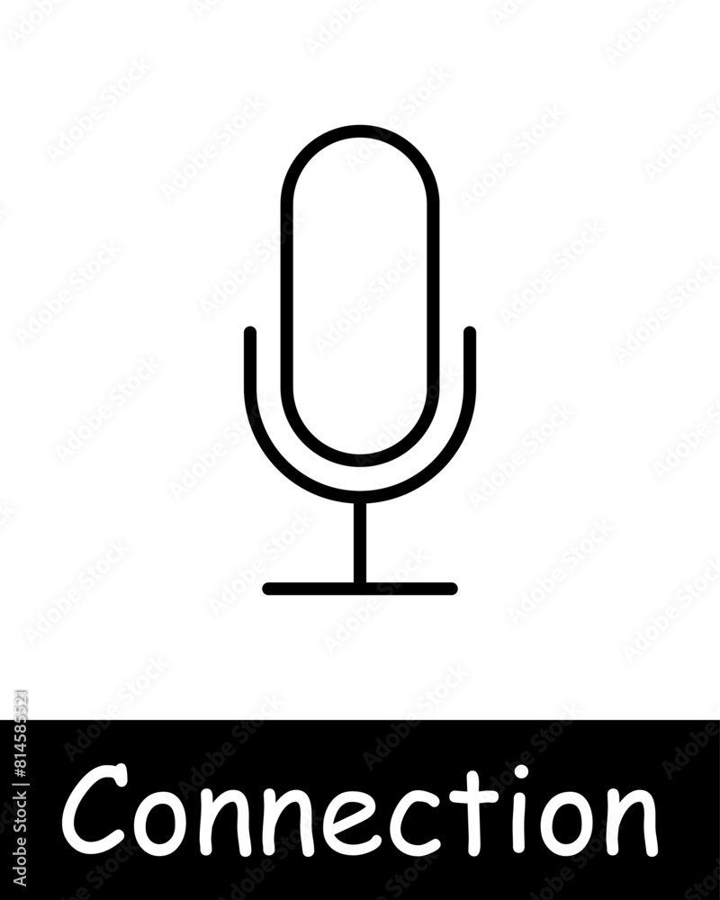 Connection set icon. Chat, phone, call, communication, video camera, antenna, network, globe, Internet, website, WWW, window, link, share icon, microphone. Internet communication concept. Connection set icon. Chat, phone, call, communication, video camera, antenna, network, globe, Internet, website, WWW, window, link, share icon, microphone. Internet communication concept.