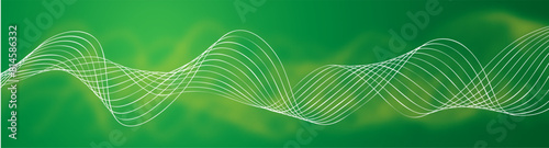 COURBES GRAPHIQUES FOND VERT BROUILLARD