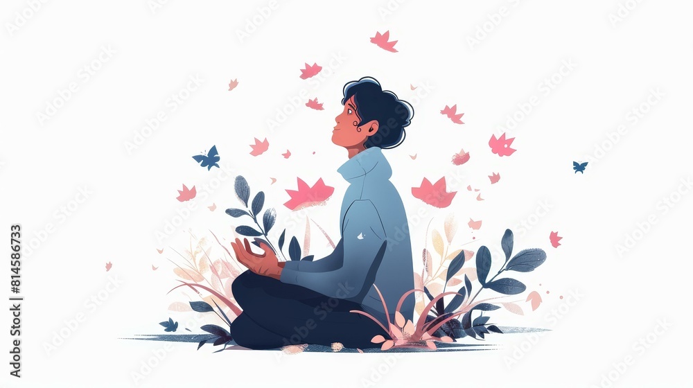 Obraz premium A poet enlivens performances with vivid gestures.