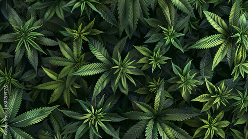 Drug legalization background Close-up of marijuana photo