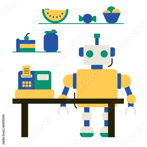 Robot cashier