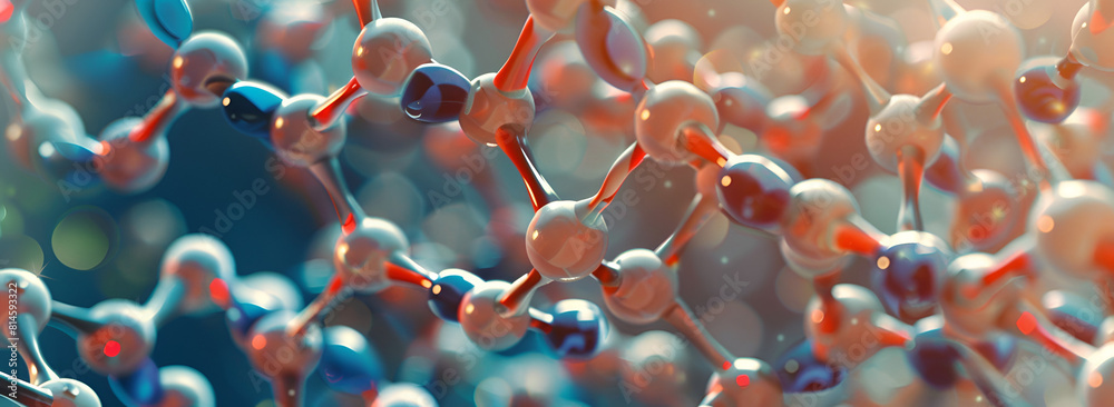 DNA Molecule Model Structure, Scientific Molecular Structure, Advanced ...
