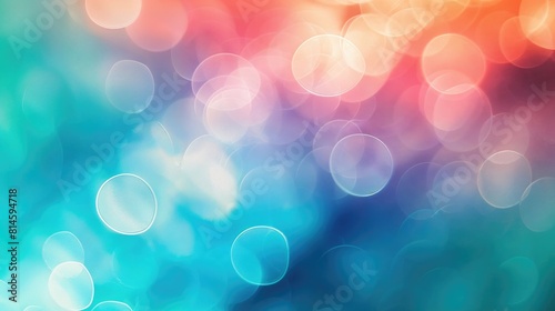 Blurred Abstract Background with Bokeh Lights. Abstract Modern Particle Wallpaper.