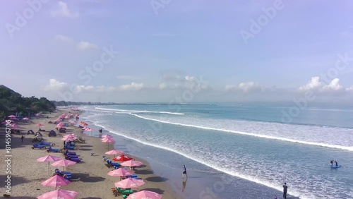 view from the top of sanur beach, Bali, Indonesia.