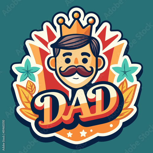Happy Father's Day t-shirt design svg vector illustration