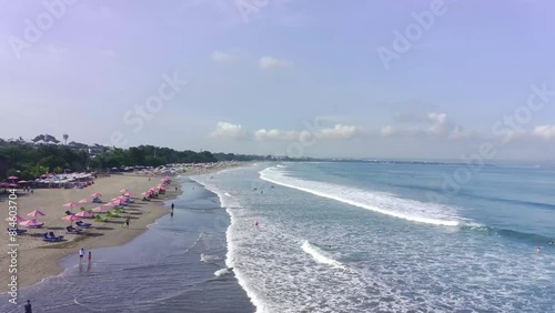 beach in the morning