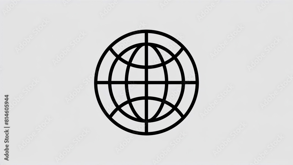Global icon logo design for business, 3d symbol for company Global icon logo design for business, 3d symbol for company
