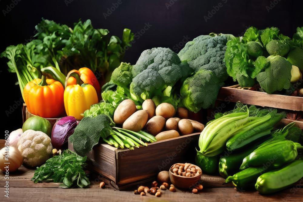 vegetables on the market vegetables on the market