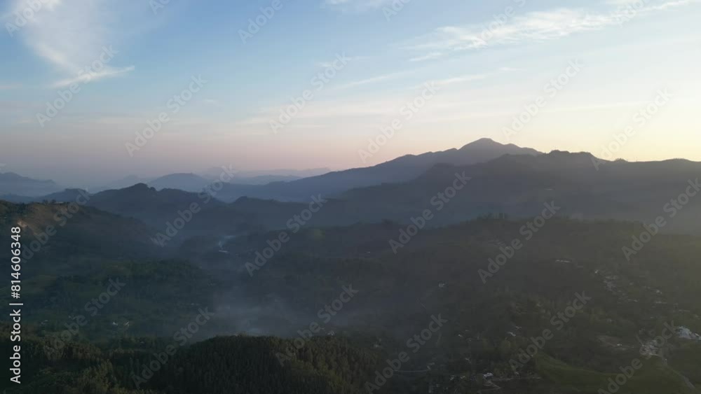 The view of Ella Rock from Little Adam's Peak in Ella. Taken in Sri Lanka The view of Ella Rock from Little Adam's Peak in Ella. Taken in Sri Lanka