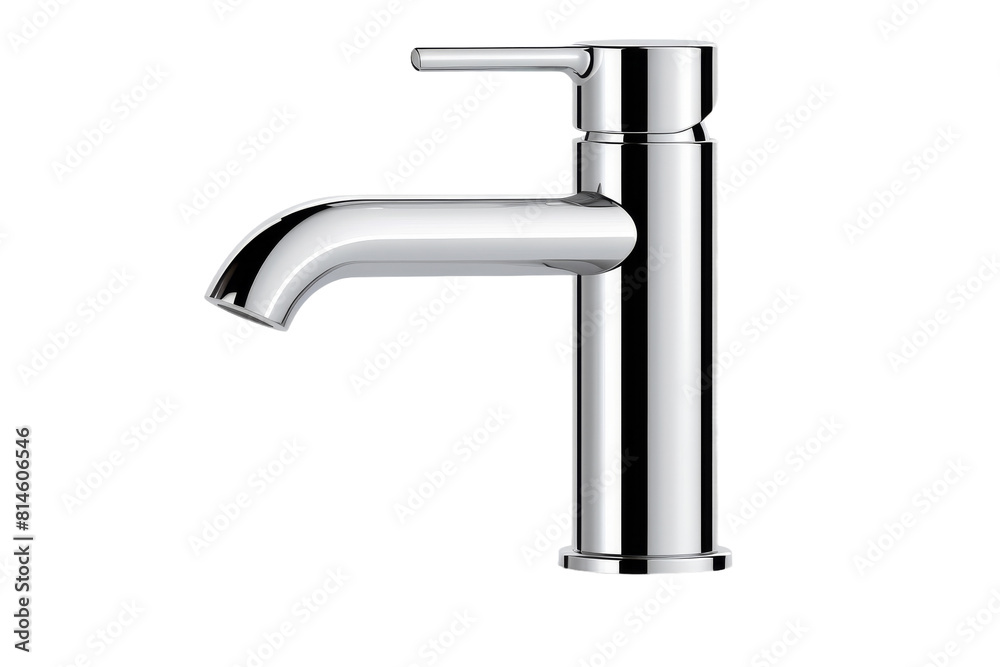 Liquid Silver Elegance. On a White or Clear Surface PNG Transparent Background.