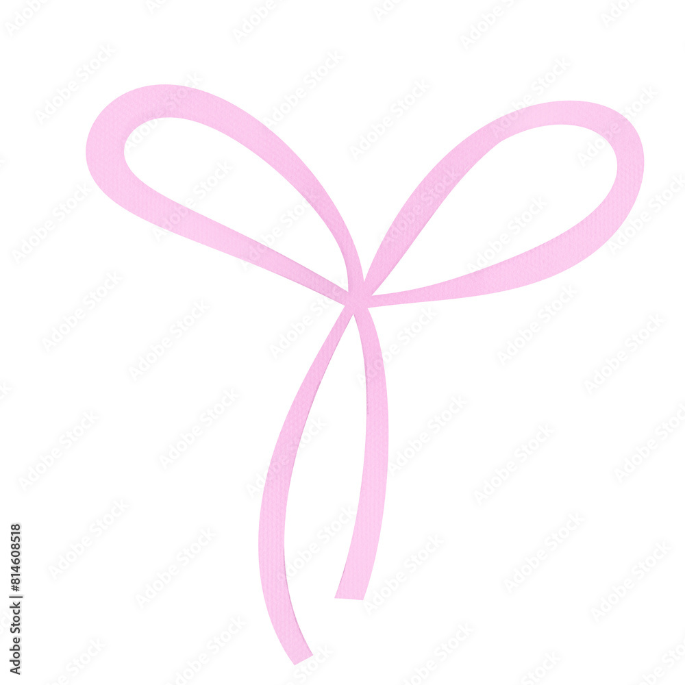 Watercolor ribbon illustration Watercolor ribbon illustration