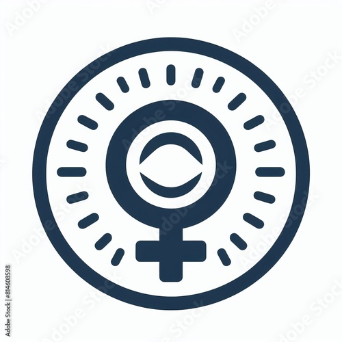 A logo representing gender equality 
