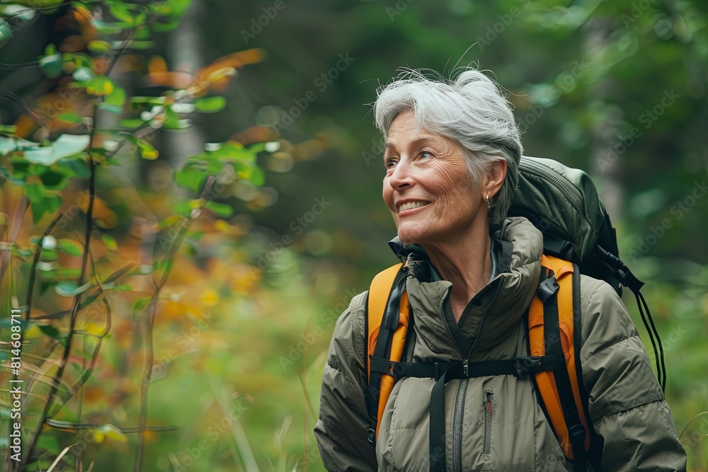 middle age woman, hiking, happy, random scenes middle age woman, hiking, happy, random scenes