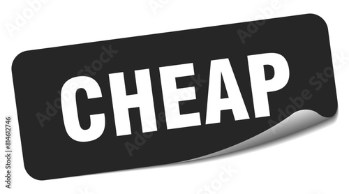 cheap sticker. cheap label