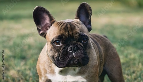 飼い主の表情を伺うブルドッグ bulldog animal pet © 俊 宮崎