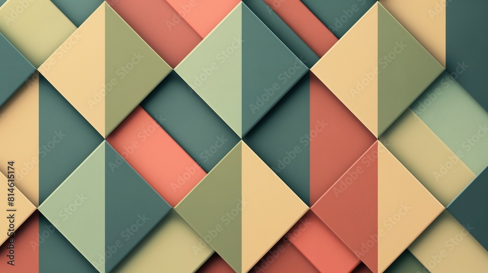 color geometric pattern design