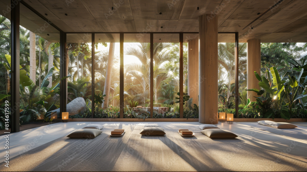 A room with a lot of plants and a lot of windows A room with a lot of plants and a lot of windows