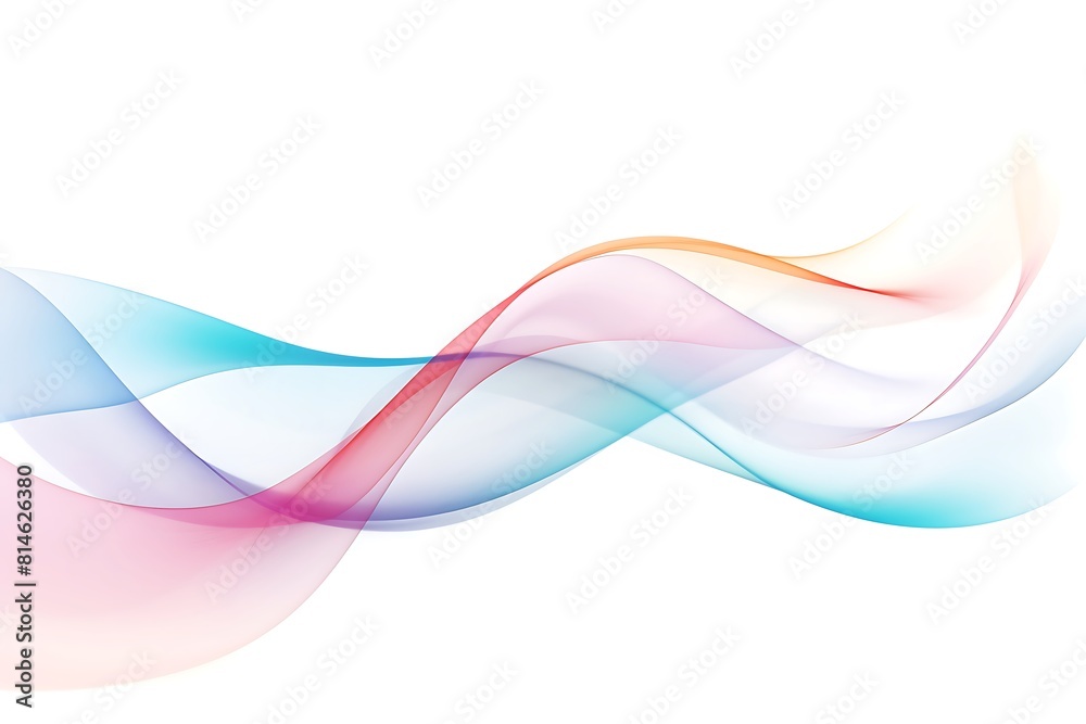 Abstract pastle wave on white background. for your design Abstract pastle wave on white background. for your design