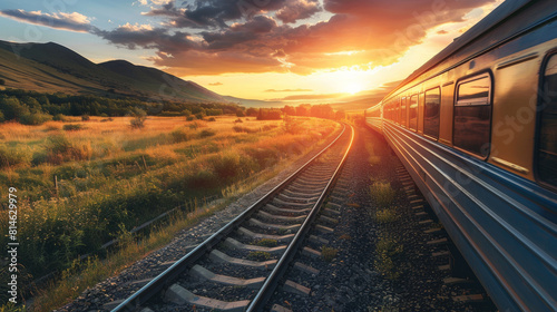 Train travel becomes more than just a means of transportation for the new generation of tourists; it becomes a way of life, offering freedom and adventure on the rails. photo