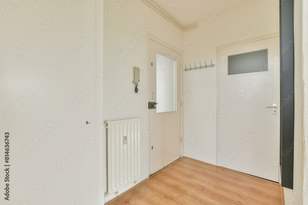 Bright and empty entrance hall of a modern home Bright and empty entrance hall of a modern home