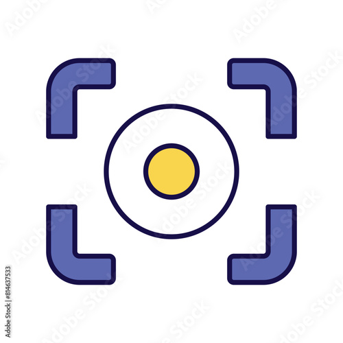 metering icon with white background vector stock illustration