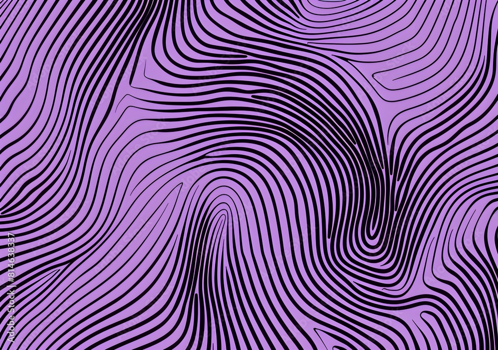 vector, Simple line pattern of curved lines in lavender and black, simple minimalistic, groovy retro, psychedelic vector, Simple line pattern of curved lines in lavender and black, simple minimalistic, groovy retro, psychedelic