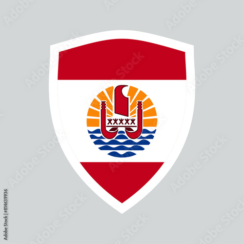 French Polynesia Flag in Shield Shape Free Download French Polynesia Flag in Shield Shape - GFXLoad