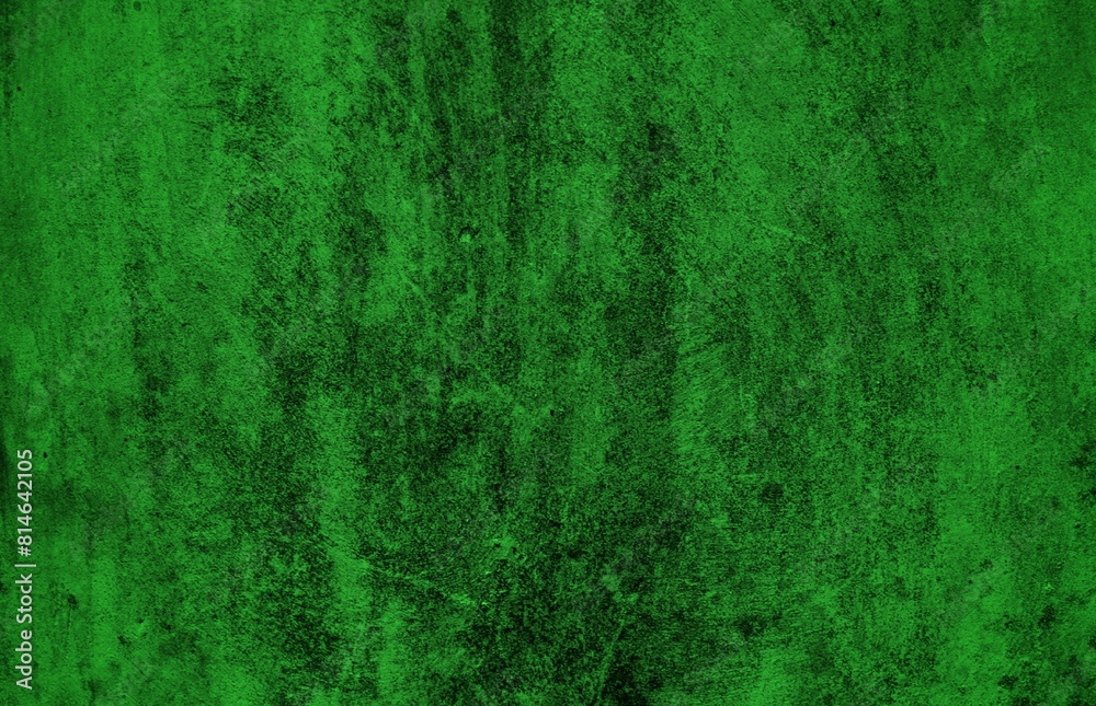 Obraz premium Scraped green background, Green Abstract Background, Green cracked wood background, Green textured paper or concrete wall wide banner background