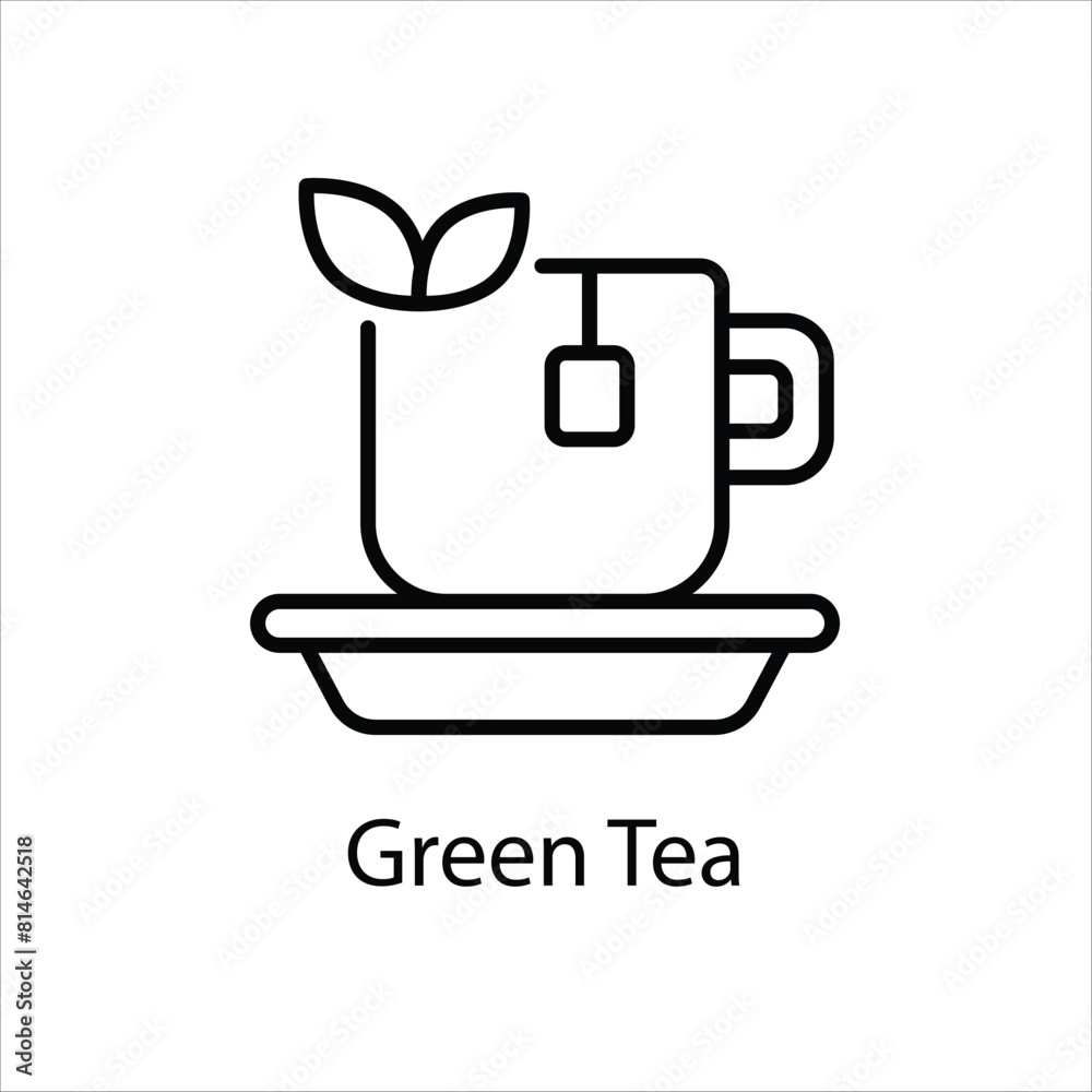 Green Tea Vector icon Green Tea Vector icon
