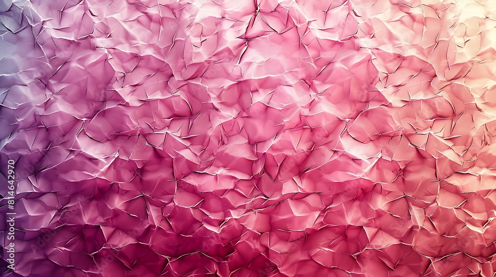Abstract crumpled paper texture with pink tones Abstract crumpled paper texture with pink tones