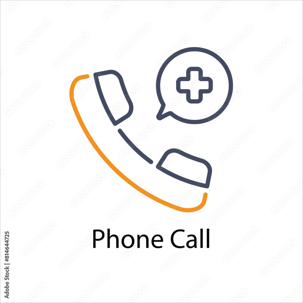 Phone Call Vector icon Phone Call Vector icon