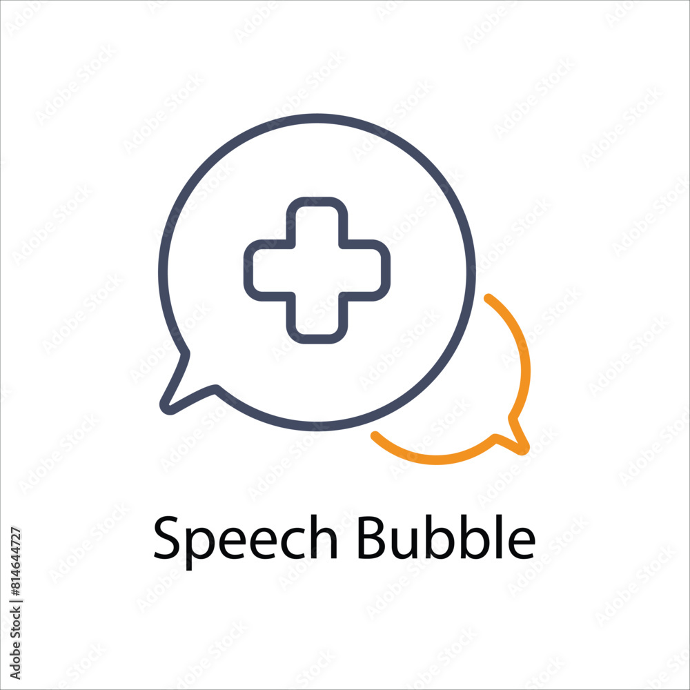 Fototapeta premium Speech Bubble Vector icon