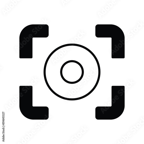 metering icon with white background vector stock illustration