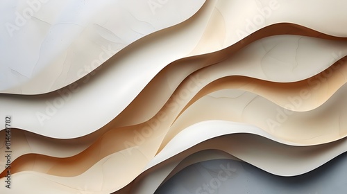 Wallpaper Mural A minimalistic background featuring paper textures in neutral tones, creating a subtle and sophisticated aesthetic, Hand Edited Generative AI. Torontodigital.ca