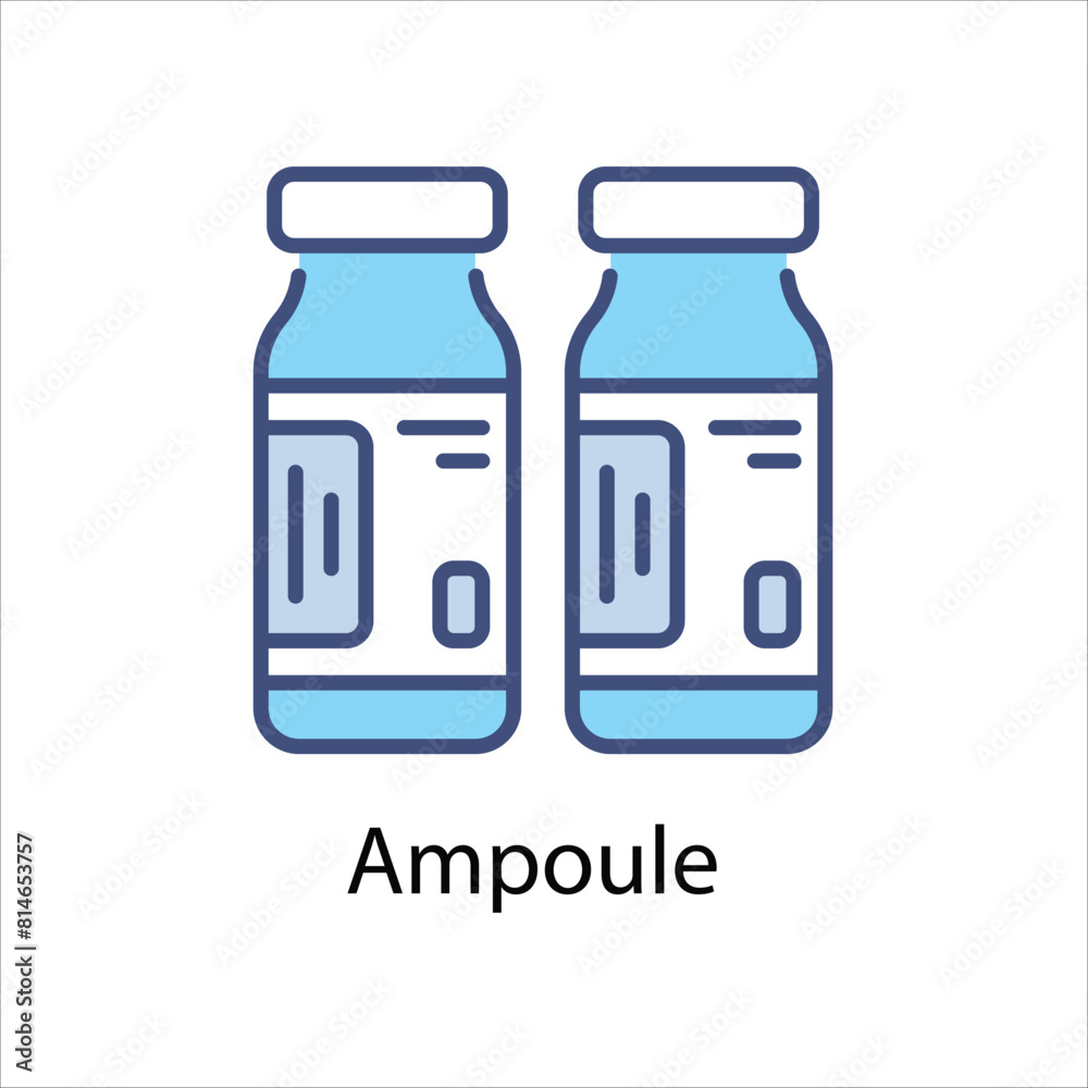 Ampoule Vector icon Ampoule Vector icon