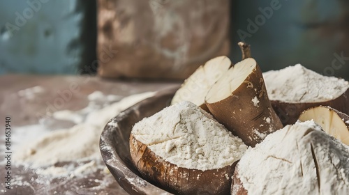 Manioc flour, a staple ingredient in Brazilian cuisine used in dishes like farofa and pirão